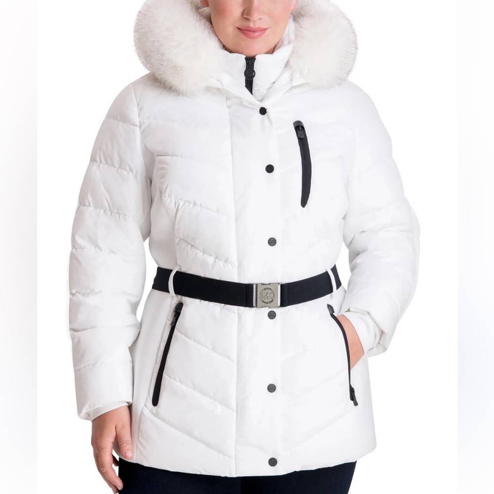 Michael Kors White Puffer Jacket